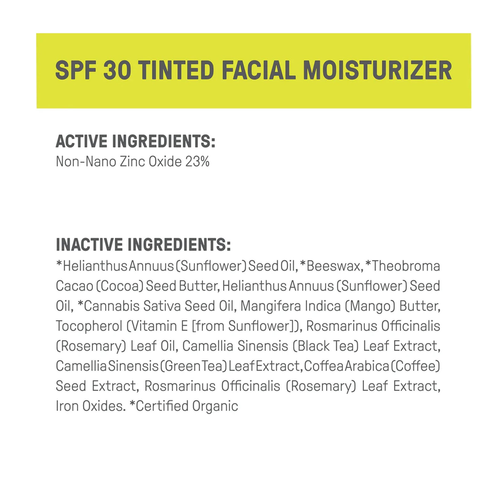 Raw Elements Tinted Face Moisturizer Sunscreen Tin - SPF 30/Bronze