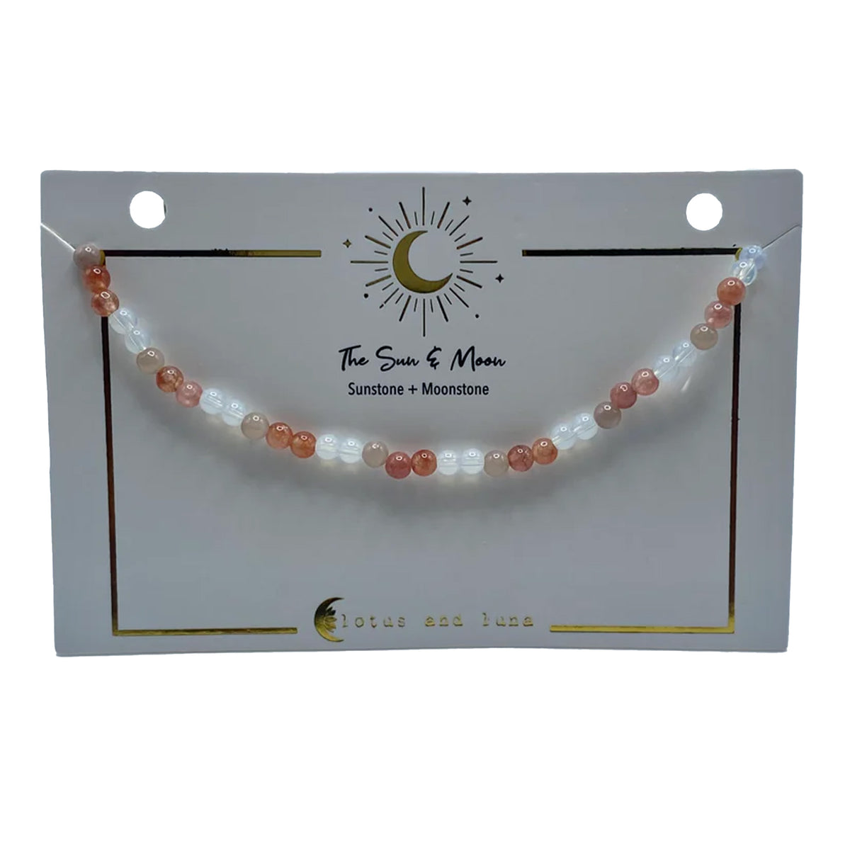 Lotus & Luna The Sun & Moon 4mm Necklace