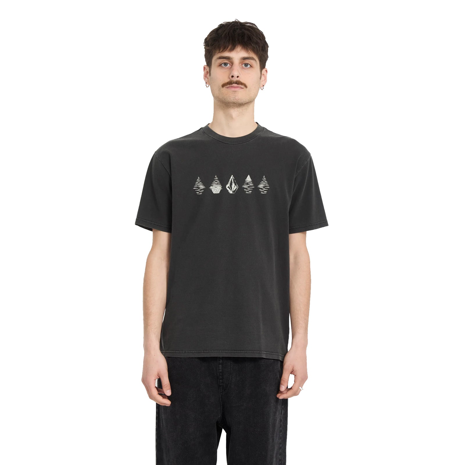 Volcom Lunar Phases Men's S/S T-Shirt - Black