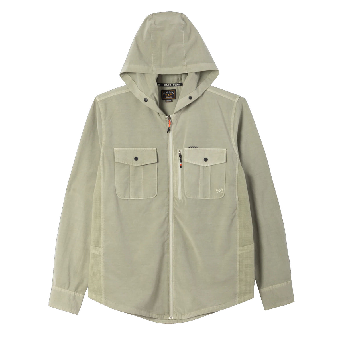 Dark Seas Albright UV Men's L/S Jacket - Moss