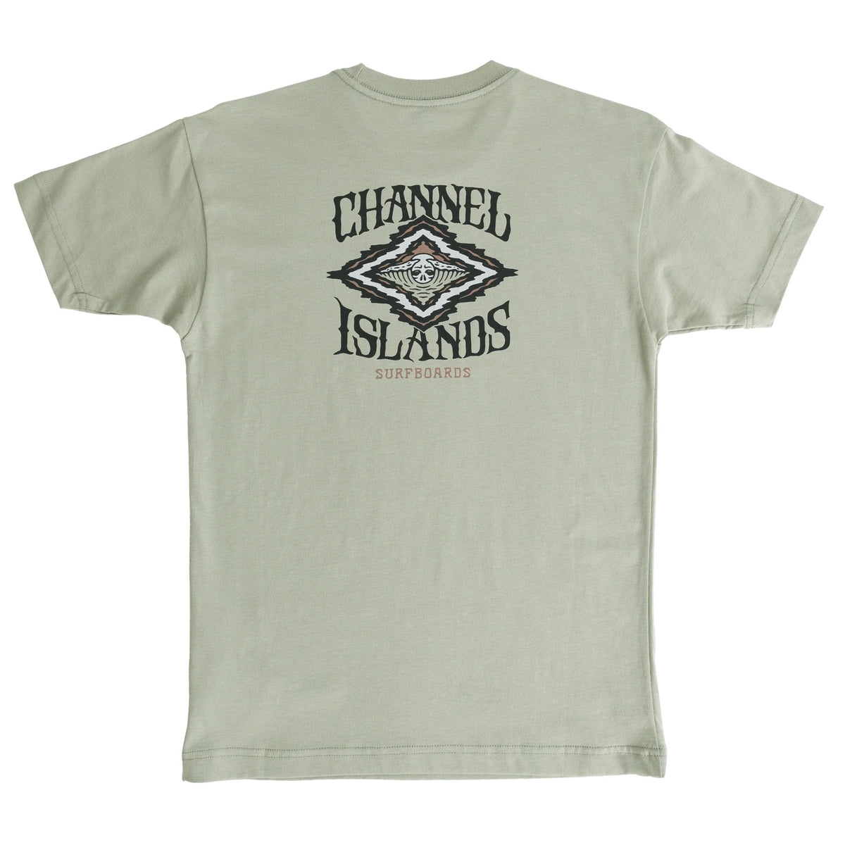 Channel Islands Pirate Youth Boy's S/S T-Shirt - Moss Green