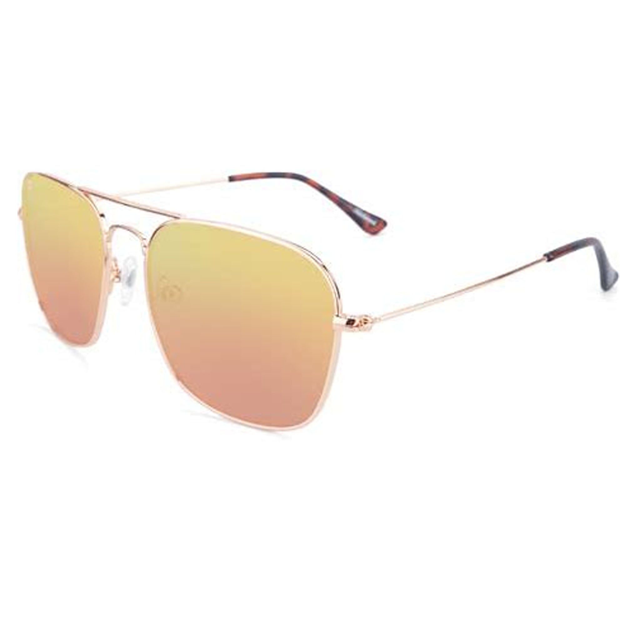 Knockaround Mount Evans Men's Sunglasses - Rose Gold/Copper Polarized