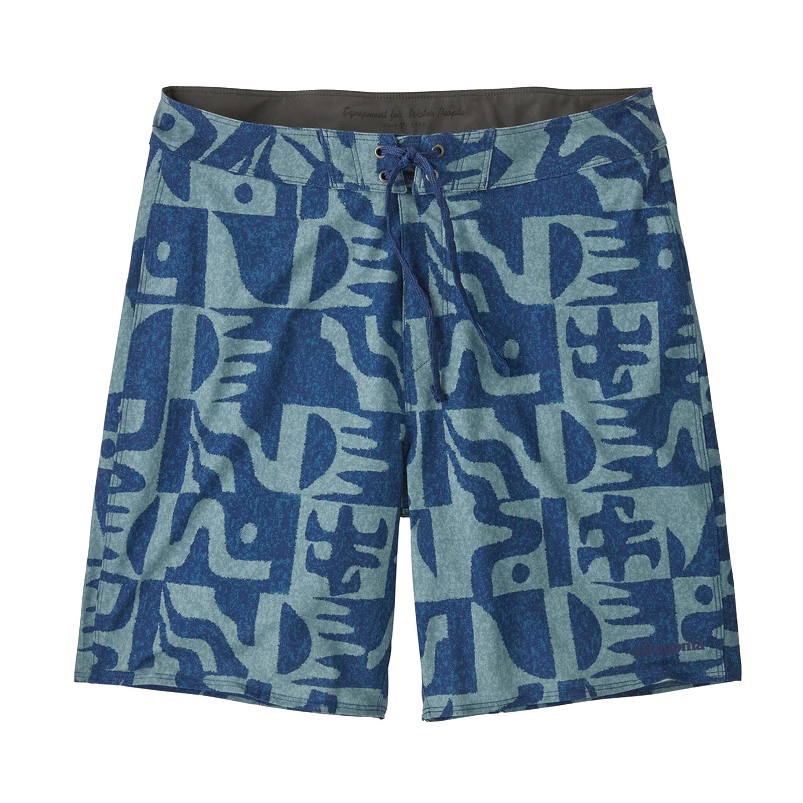 Patagonia Hydropeak 18" Men's Boardshorts - Mother Tree Clement Blue