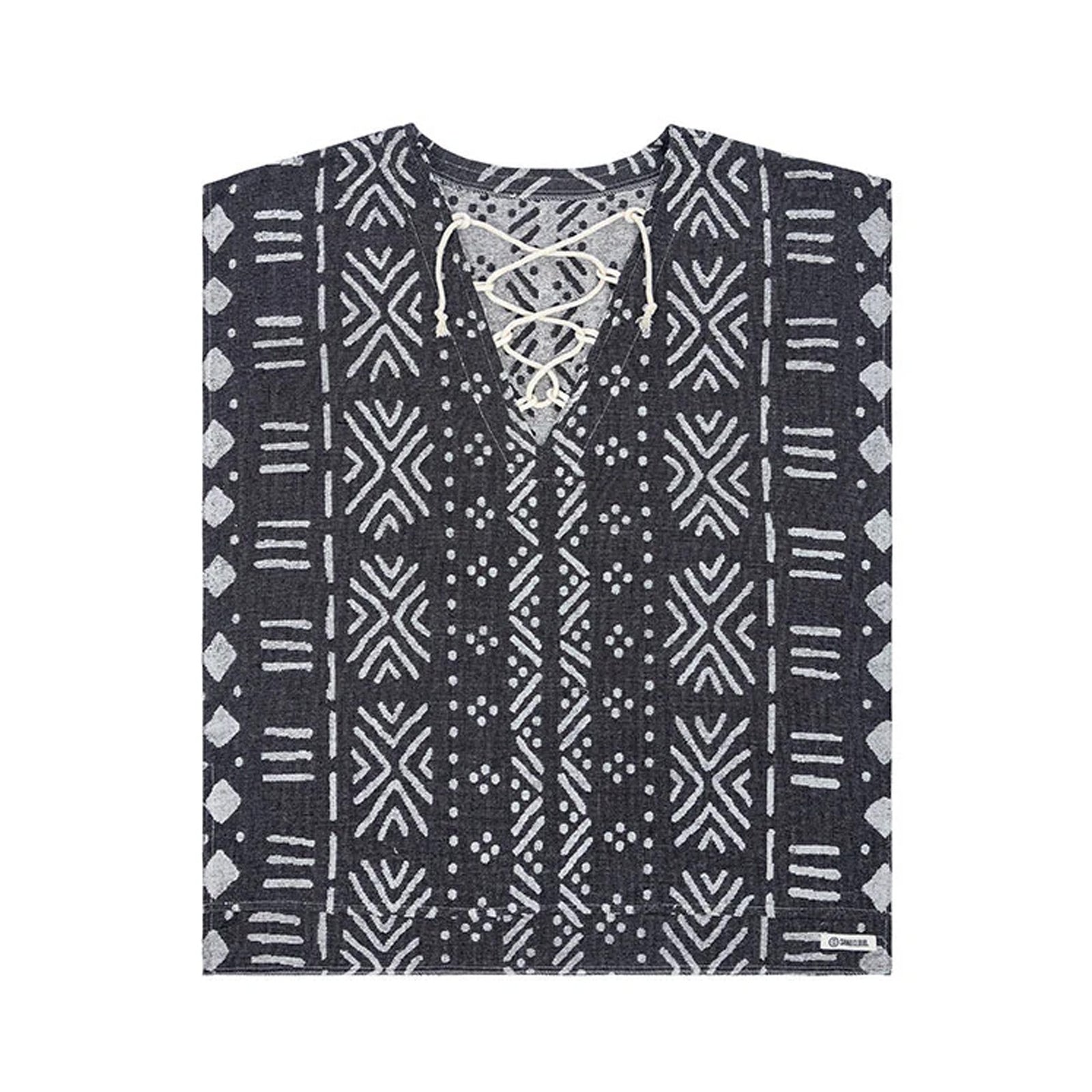 Sand Cloud Adobe Mudcloth Women's Cover Up - Black