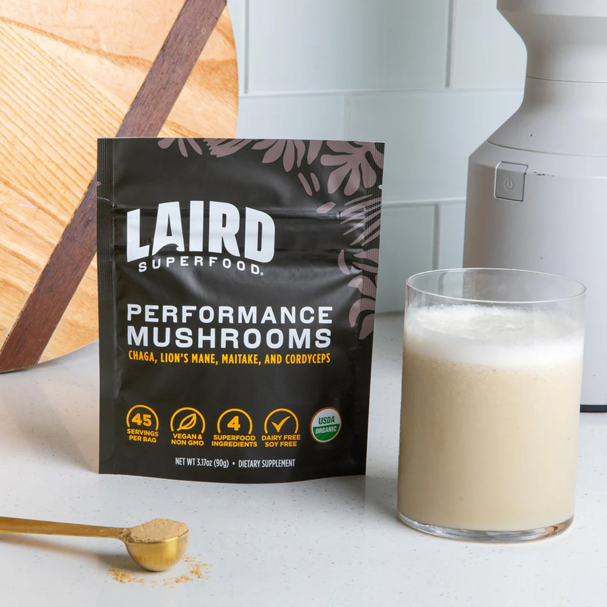 Laird Superfood Organic Performance Mushrooms - 3.17oz