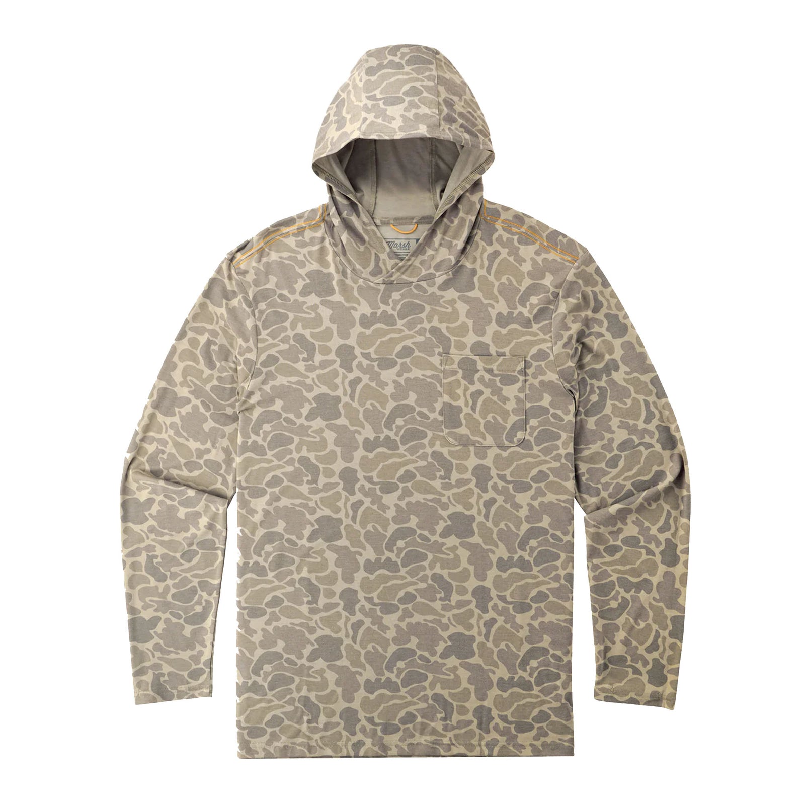 Marsh Wear Buxton Hagood Performance Men's L/S Hoodie - Khaki Mallard Camo