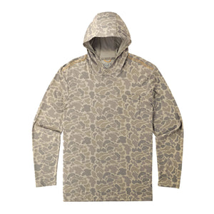 Marsh Wear Buxton Hagood Performance Men's L/S Hoodie - Khaki Mallard Camo
