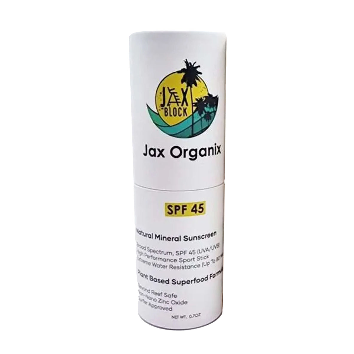 Jax Organix Mineral Sport Face Stick Sunscreen - Natural
