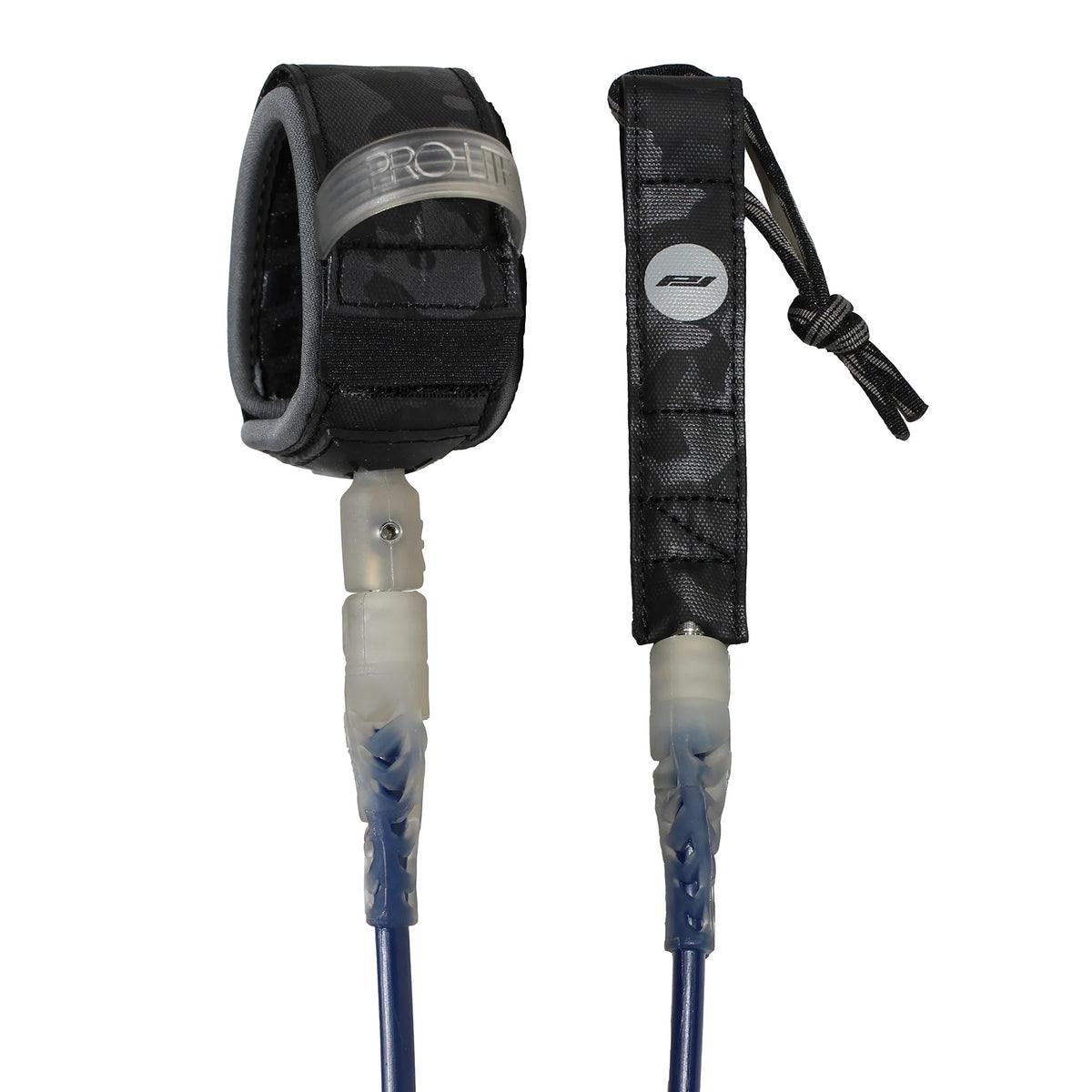 Pro-Lite Freesurf Series Double Swivel Surfboard Leash - 6'0"/Navy