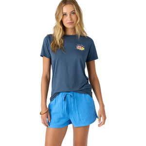 O'Neill Breezy UPF Women's S/S Sun Shirt - Navy