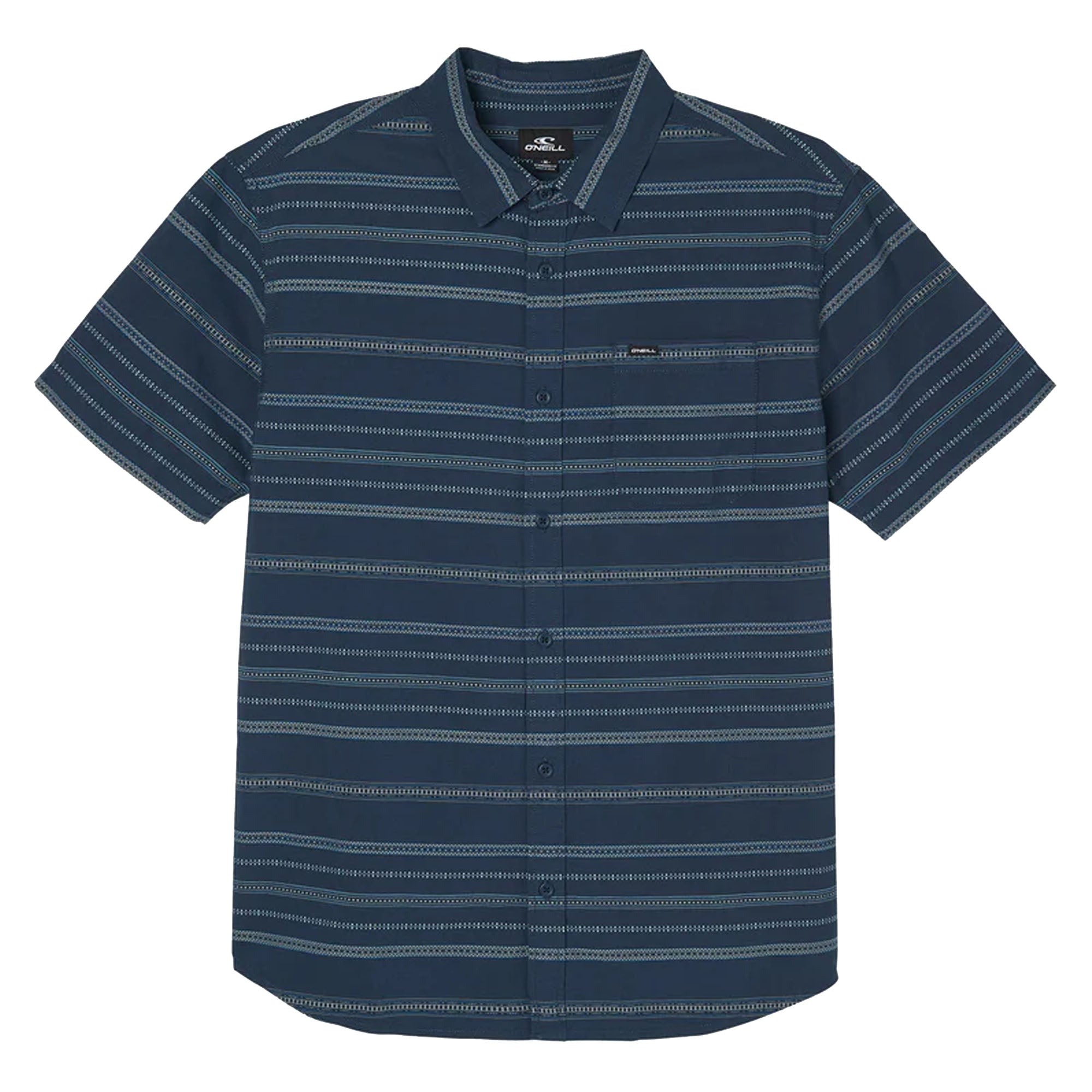 O'Neill Seafaring Stripe Standard Men's S/S Dress Shirt