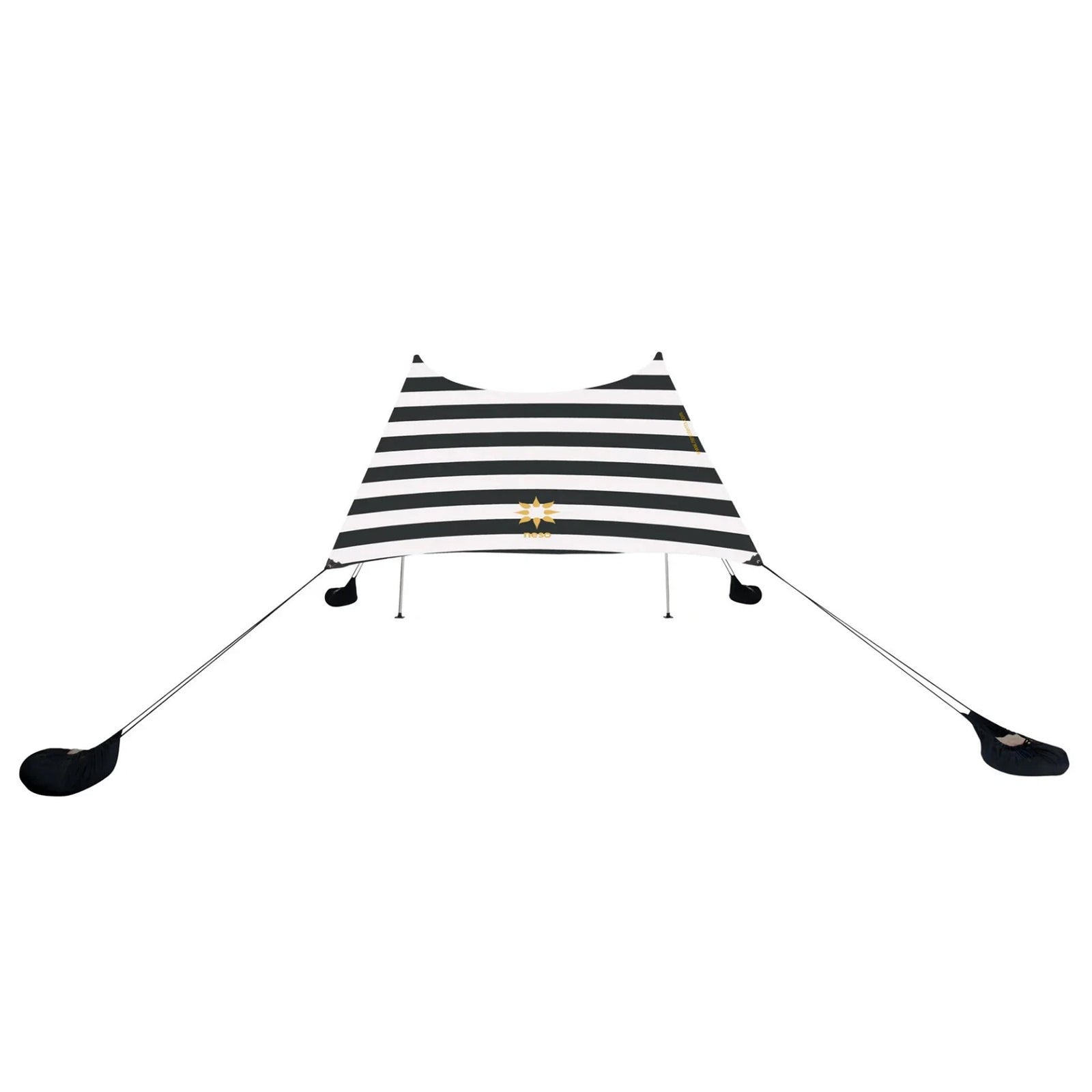 Neso 1 Prints Beach Tent - Black/White Stripes