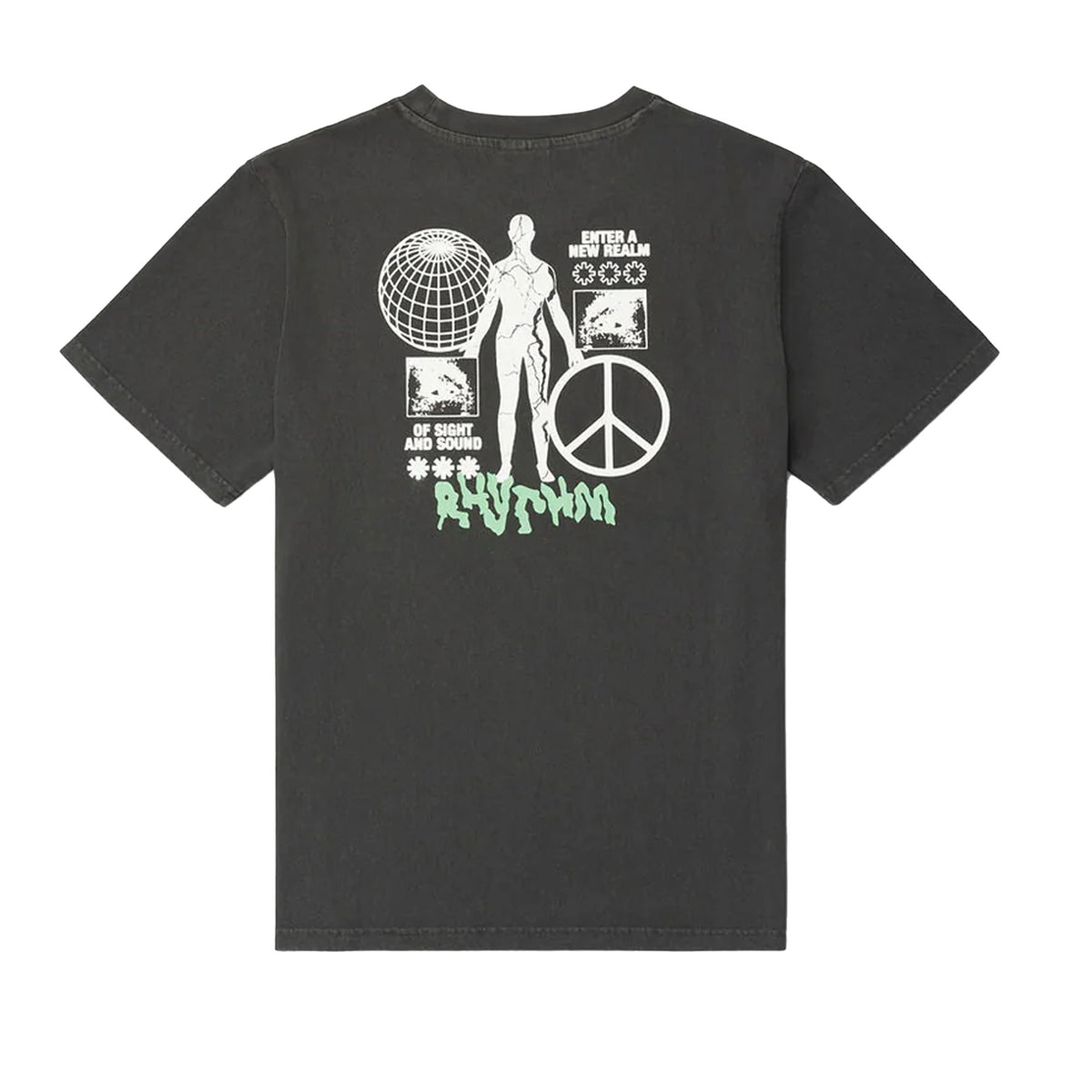 Rhythm New Realm Vintage Men's S/S T-Shirt - Vintage Black