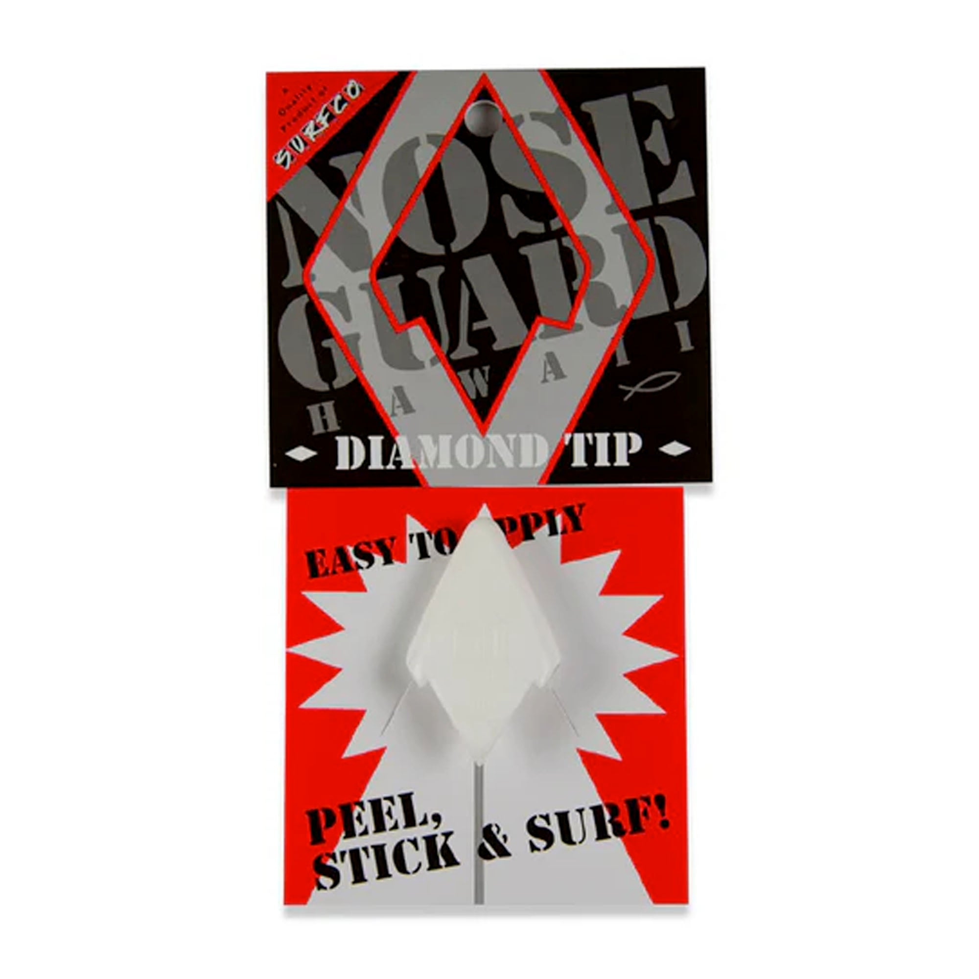 Surf Co. Diamond Tip Shortboard Nose Guard White Surf Station Store