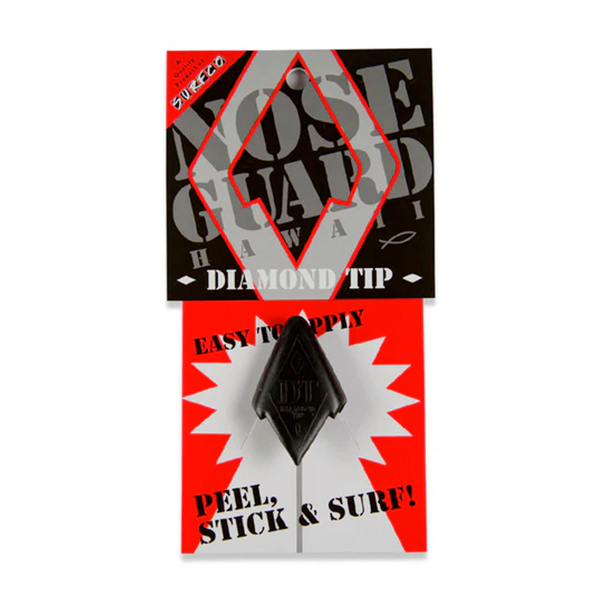 Surf Co. Diamond Tip Shortboard Nose Guard - Black