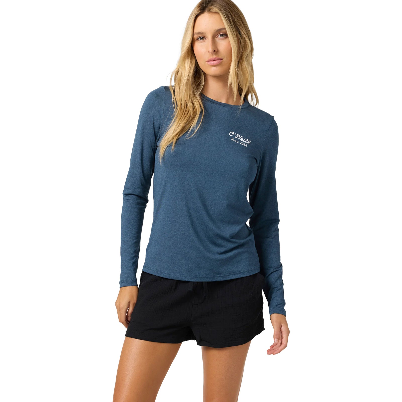 O'Neill Breezy UPF 50+ L/S Sun Shirt - Navy Heather