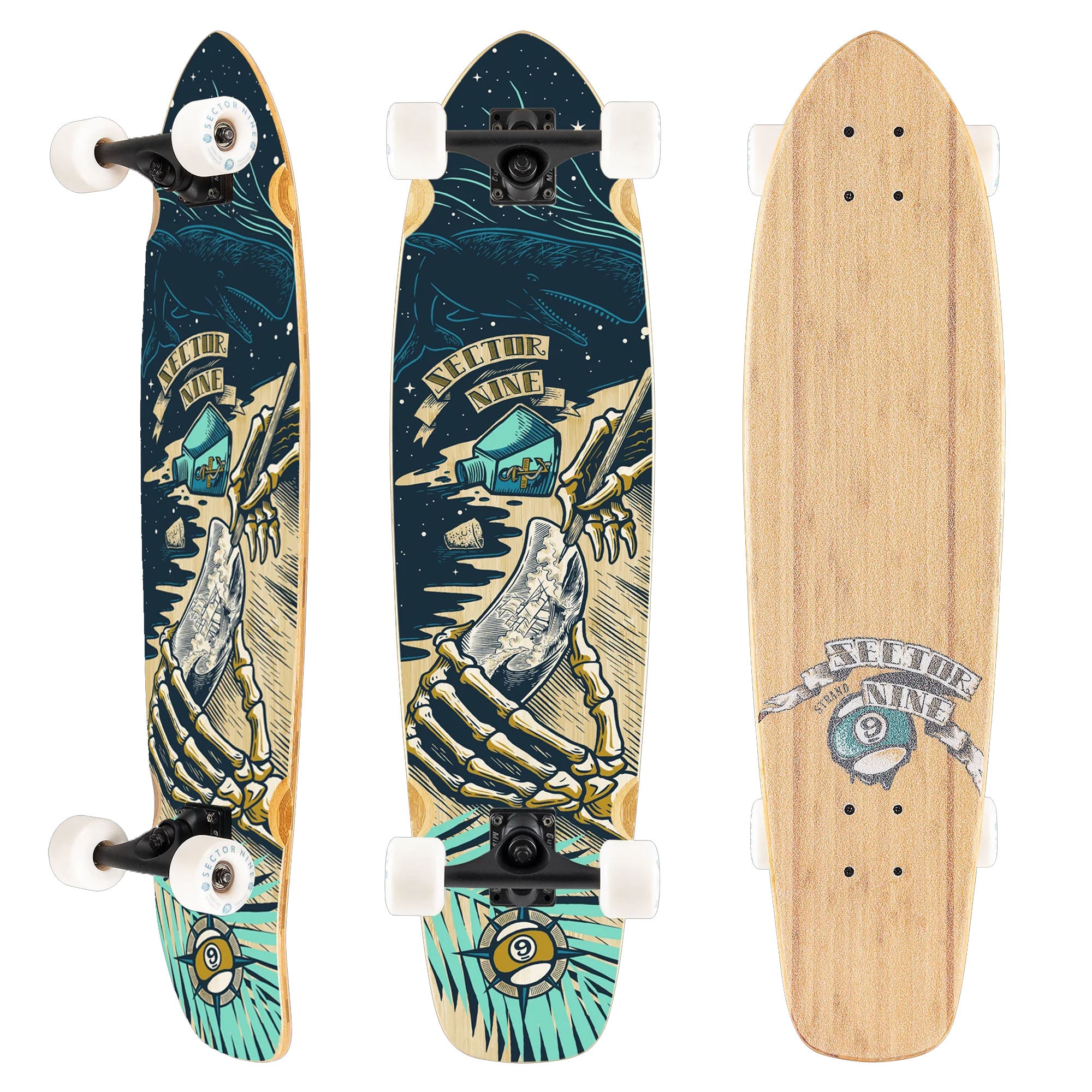 Sector 9 Strand Castaway 34” Complete Skateboard