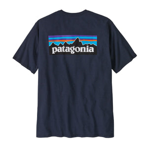 Patagonia P-6 Logo Responsibili-Tee Men's S/S T-Shirt - New Navy