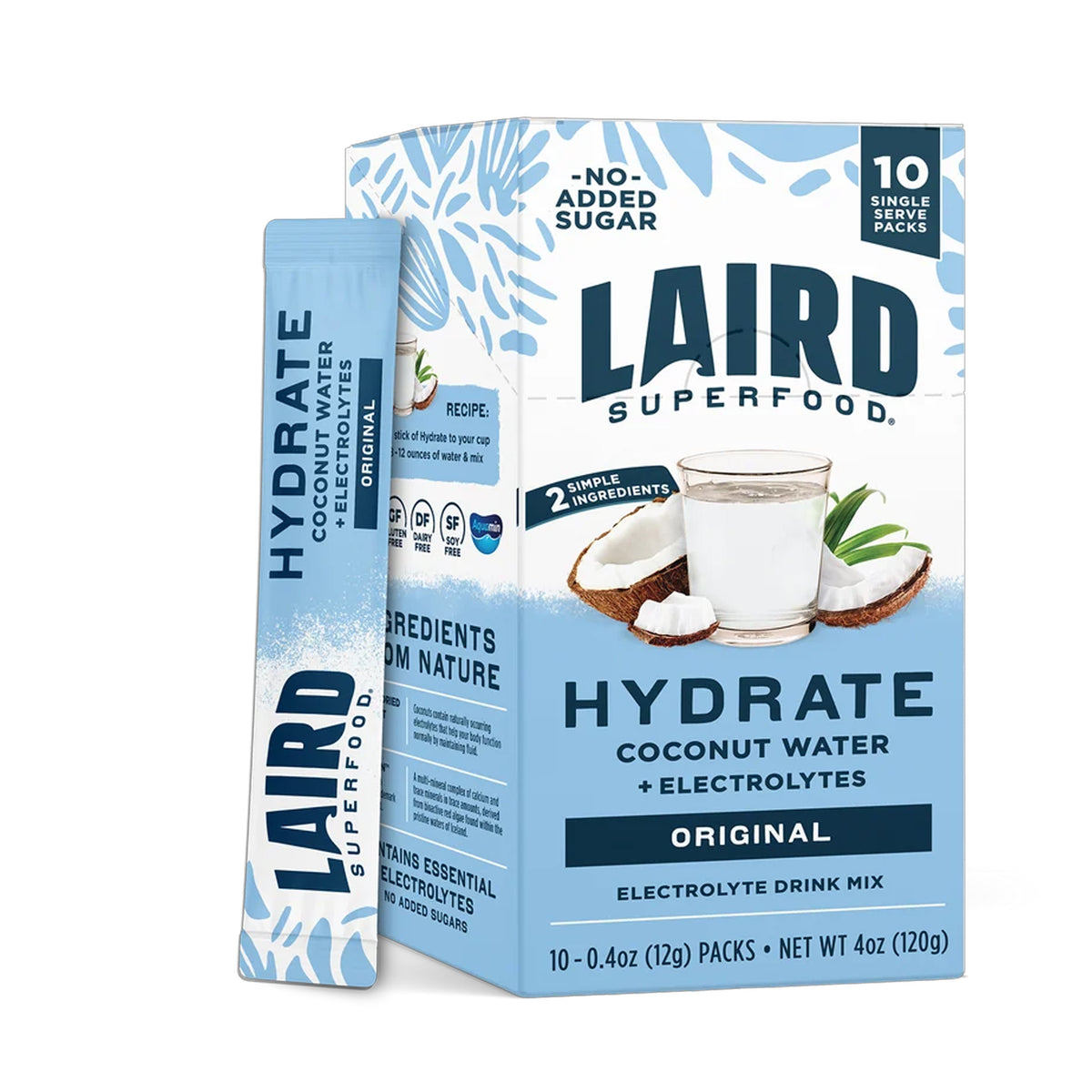 Laird Superfood Hydrate Original Sticks - 0.4oz