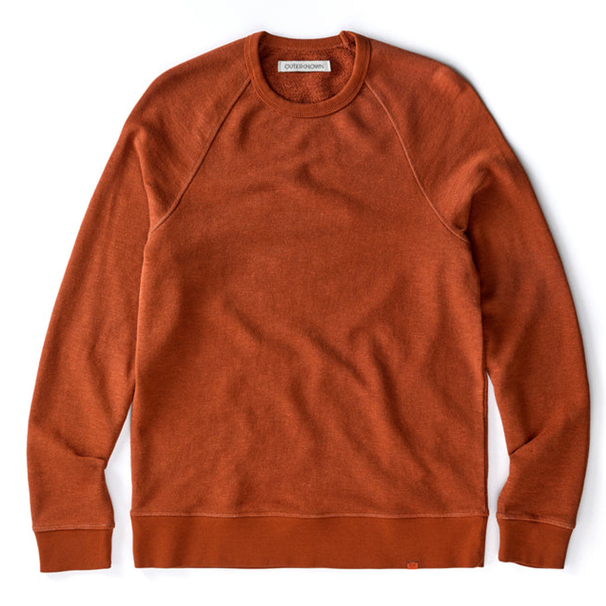 Outerknown Sur Men's L/S Sweatshirt - Burnt Orange