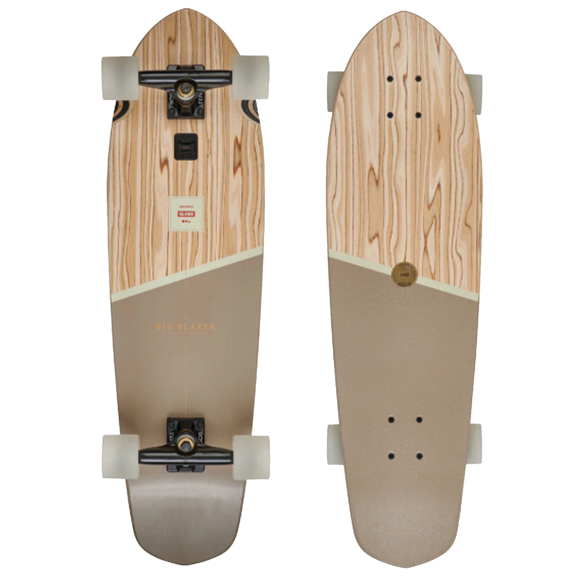 Globe Big Blazer 32" Complete Skateboard - Olivewood/Stone