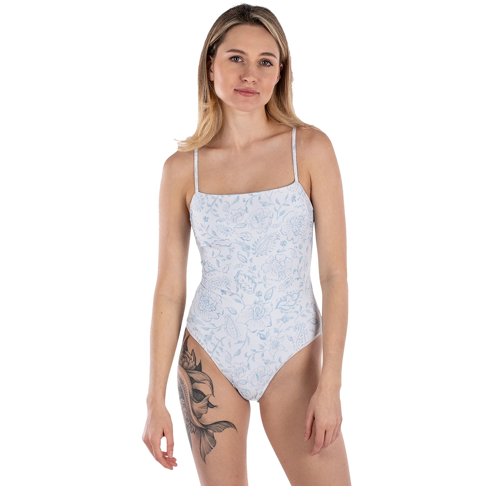 Jetty Alyssa Reversible Women's One Piece Swimsuit - Blue