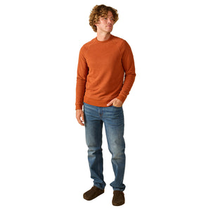 Outerknown Sur Men's L/S Sweatshirt - Burnt Orange
