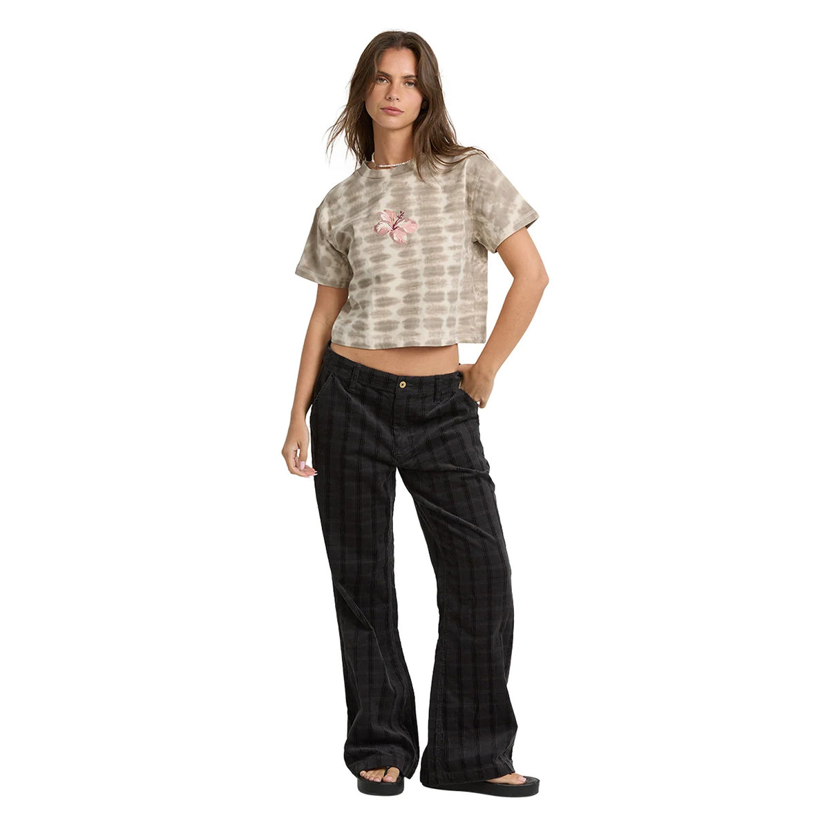 Billabong Holidazed Knit Women's S/S T-Shirt - Cobblestone
