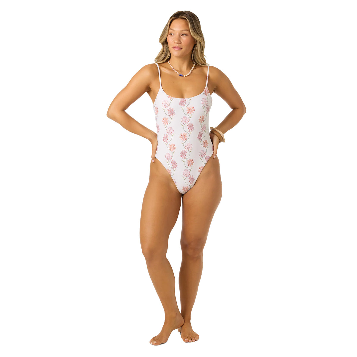 O'Neill Ivy Floral Marine One-Piece Women's Swimsuit - Tofu