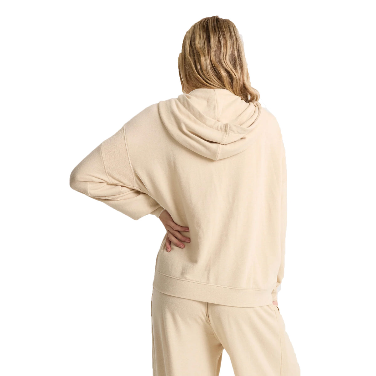 Volcom Lil Frenchie Zip Women's Hoodie - Oatmeal