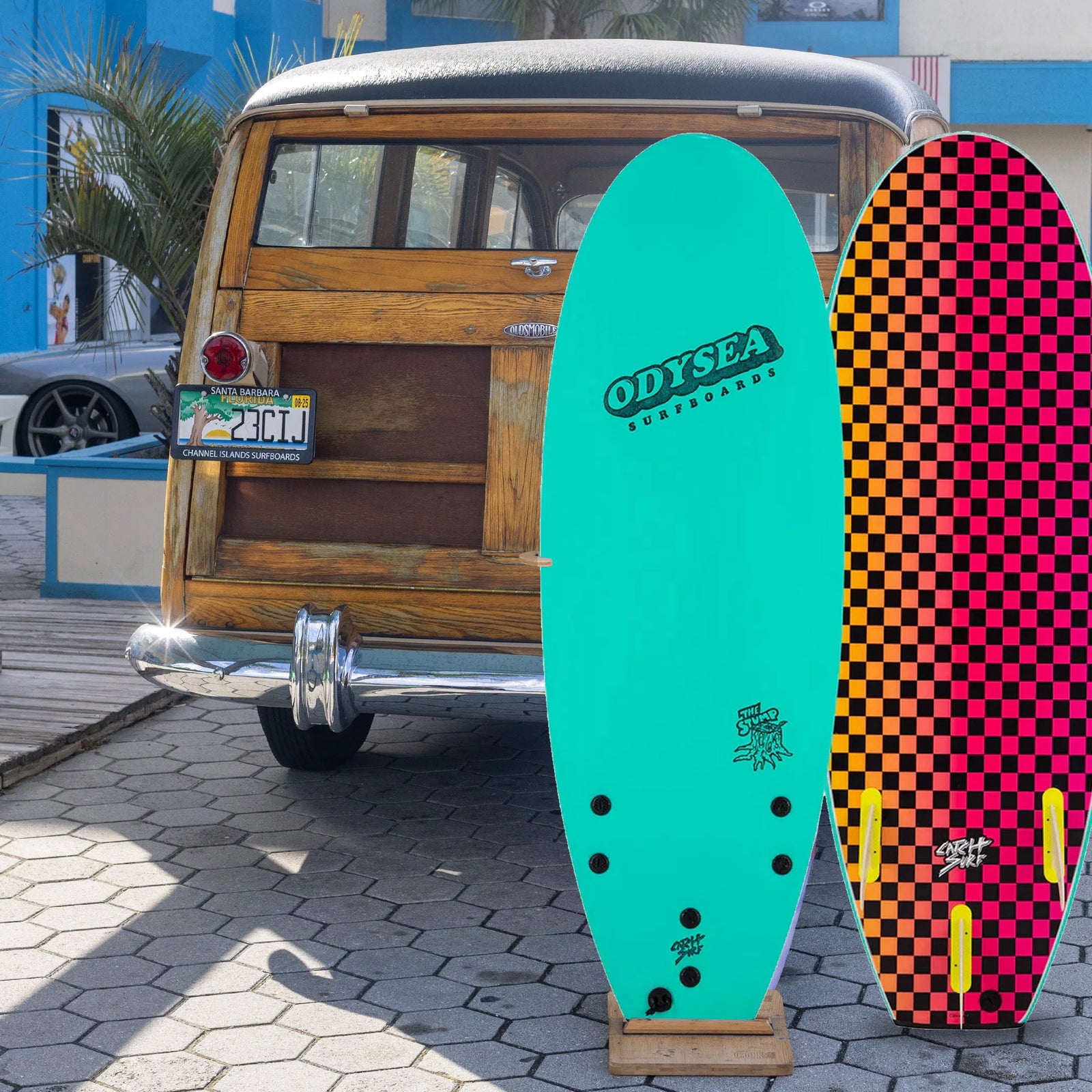 Catch Surf Odysea Stump 5'0 Thruster Soft Surfboard - Turquoise