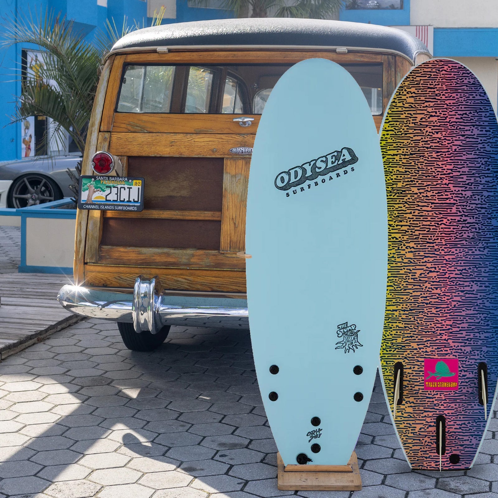 Catch Surf Odysea Stump Tyler Stanaland PRO 5'0 Thruster Soft Surfboard - Sky Blue