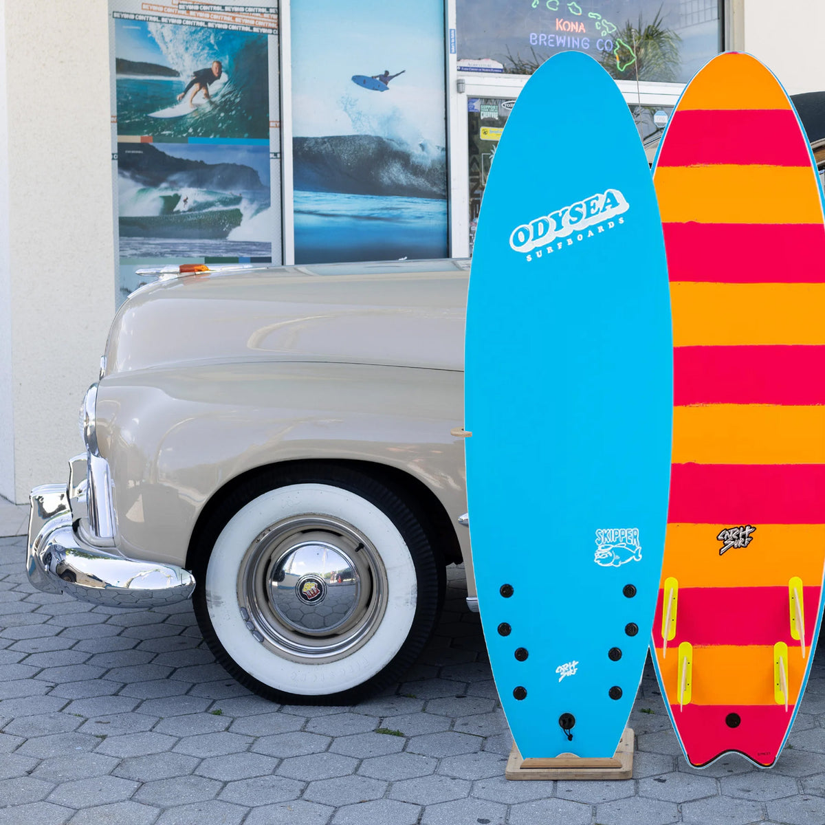 Catch Surf Skipper 6'0 Quad Soft Surfboard - Blue