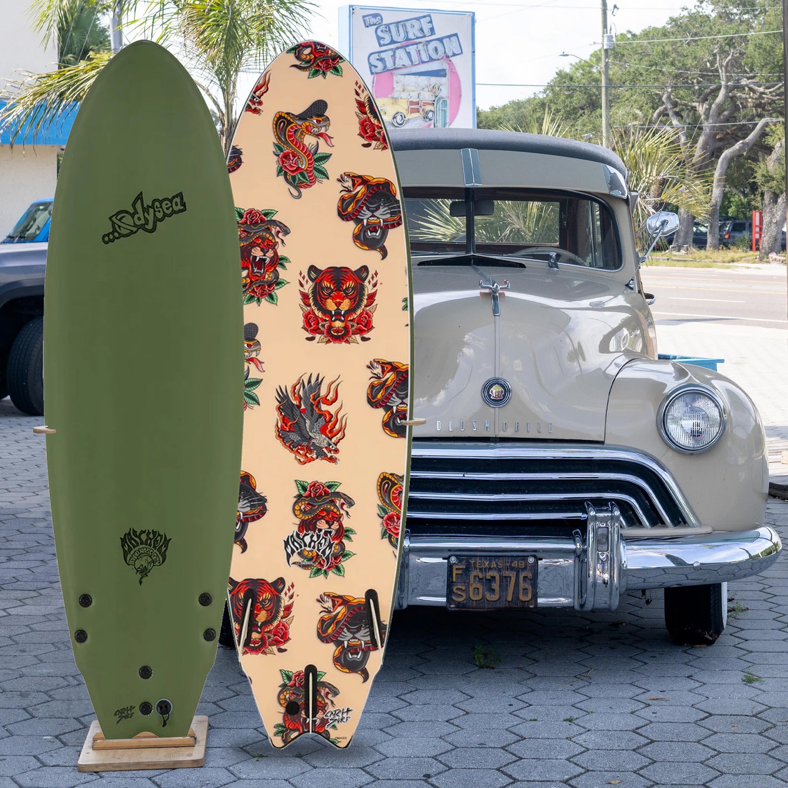 Catch Surf ...Lost® RNF Ryder Biolos 5'5 Soft Surfboard - Military Green