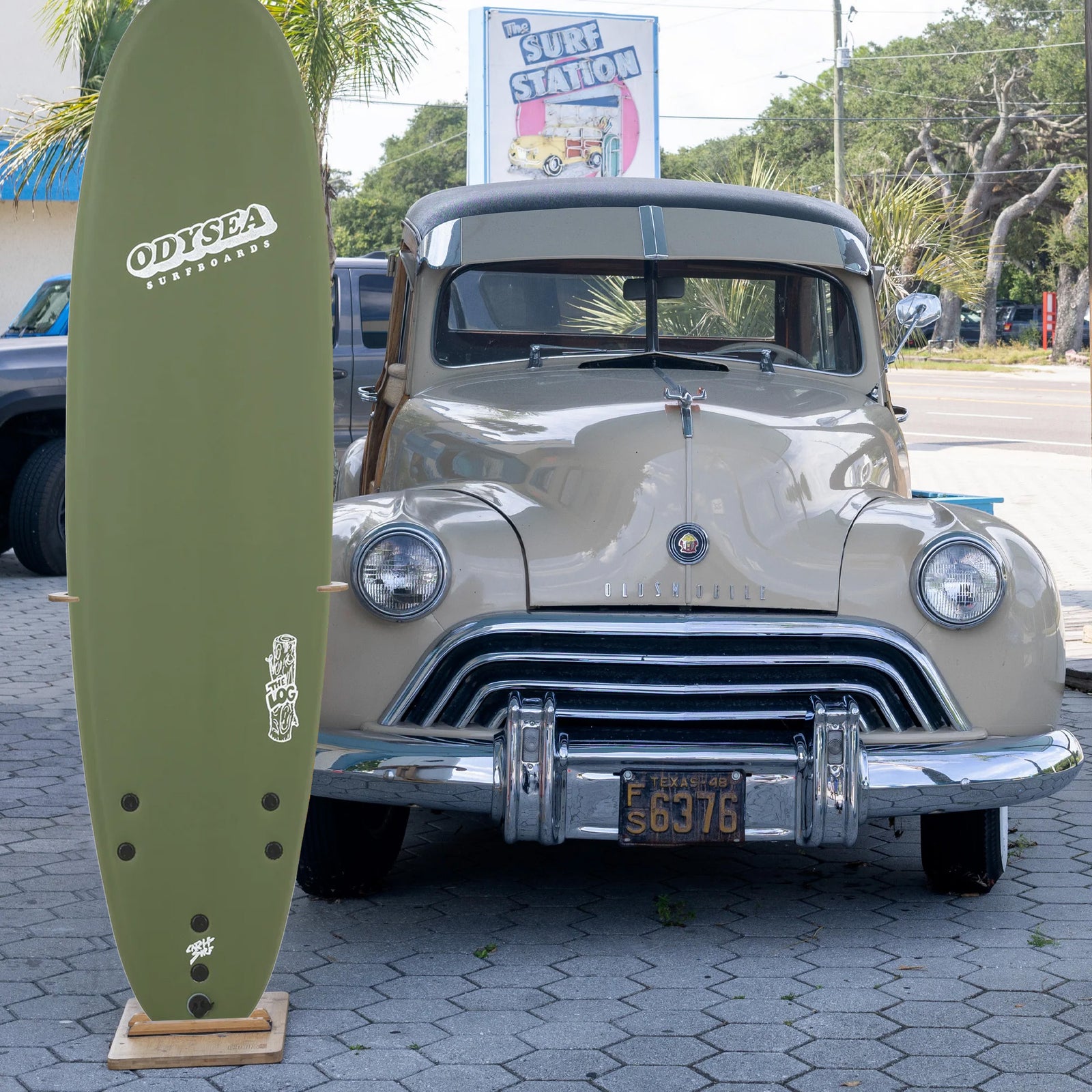 Catch Surf Odysea Log 7'6 Soft Surfboard - Military Green