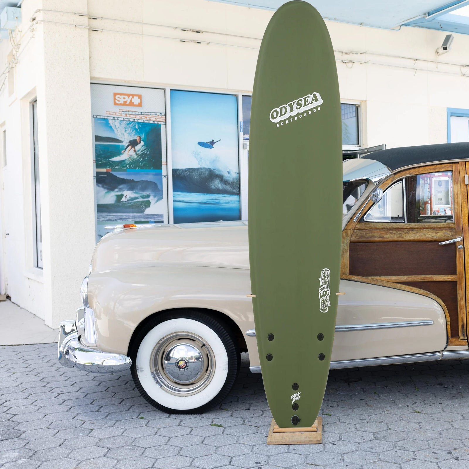 Catch Surf Odysea Log 9'0 Soft Surfboard - Military Green