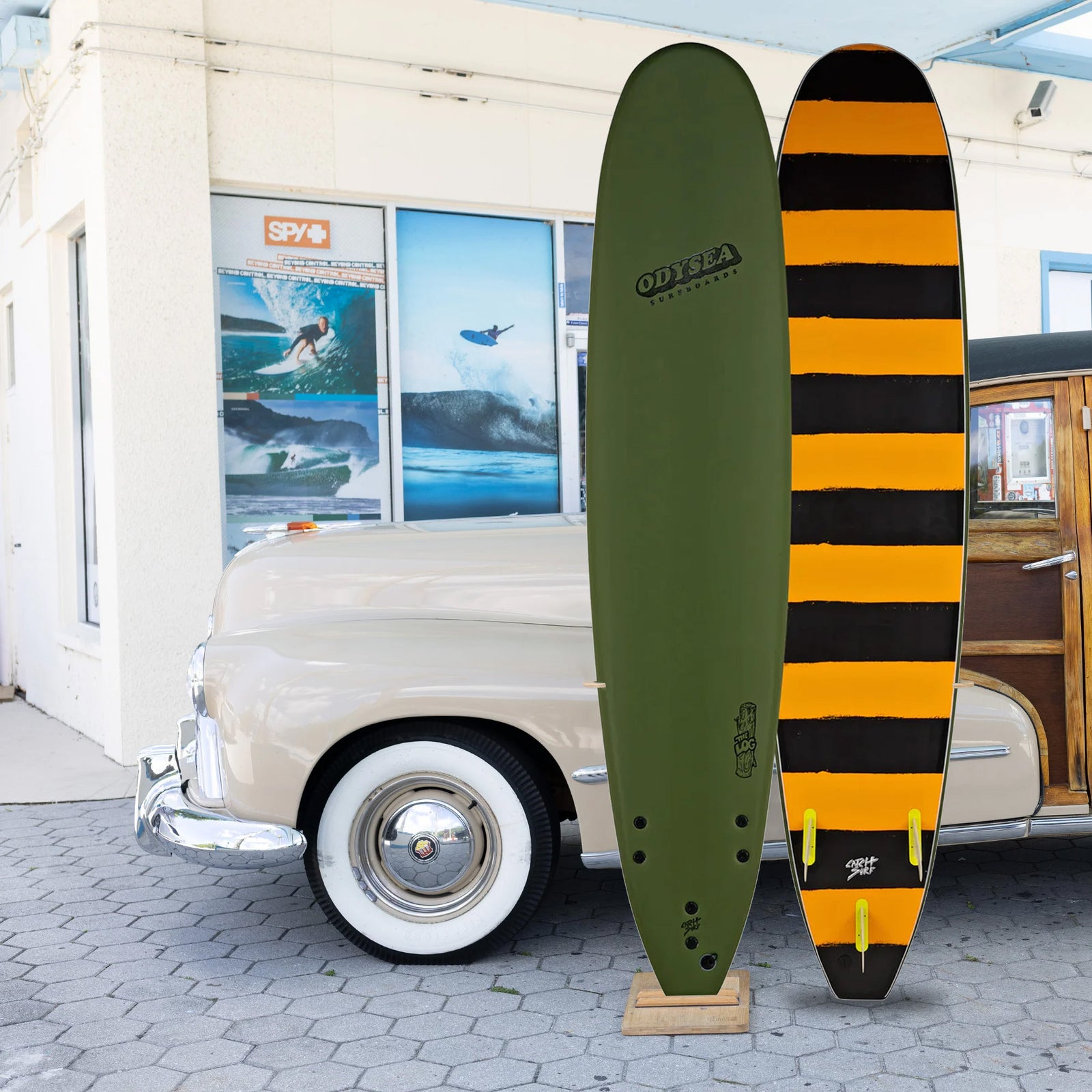 Catch Surf Log 9'0 Soft Surfboard - Military Green