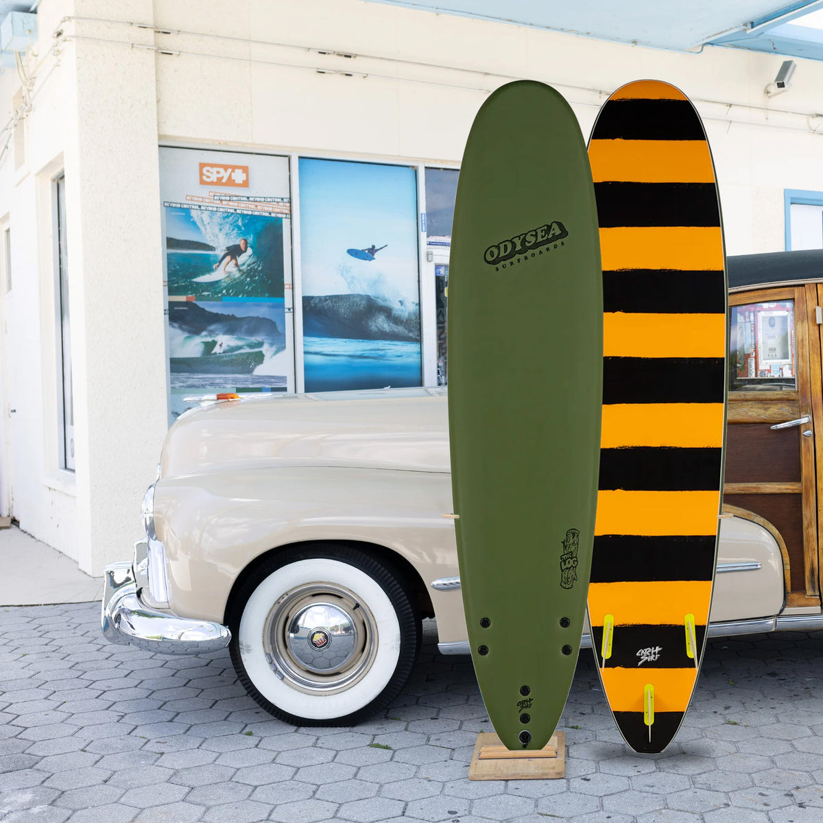 Catch Surf Log 8'0 Soft Surfboard - Military Green