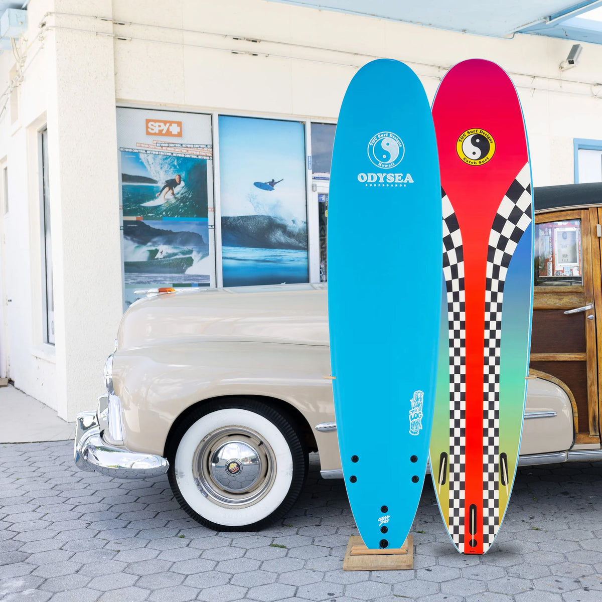 Catch Surf Log T&C Surf Designs® 8'0 Soft Surfboard - Blue