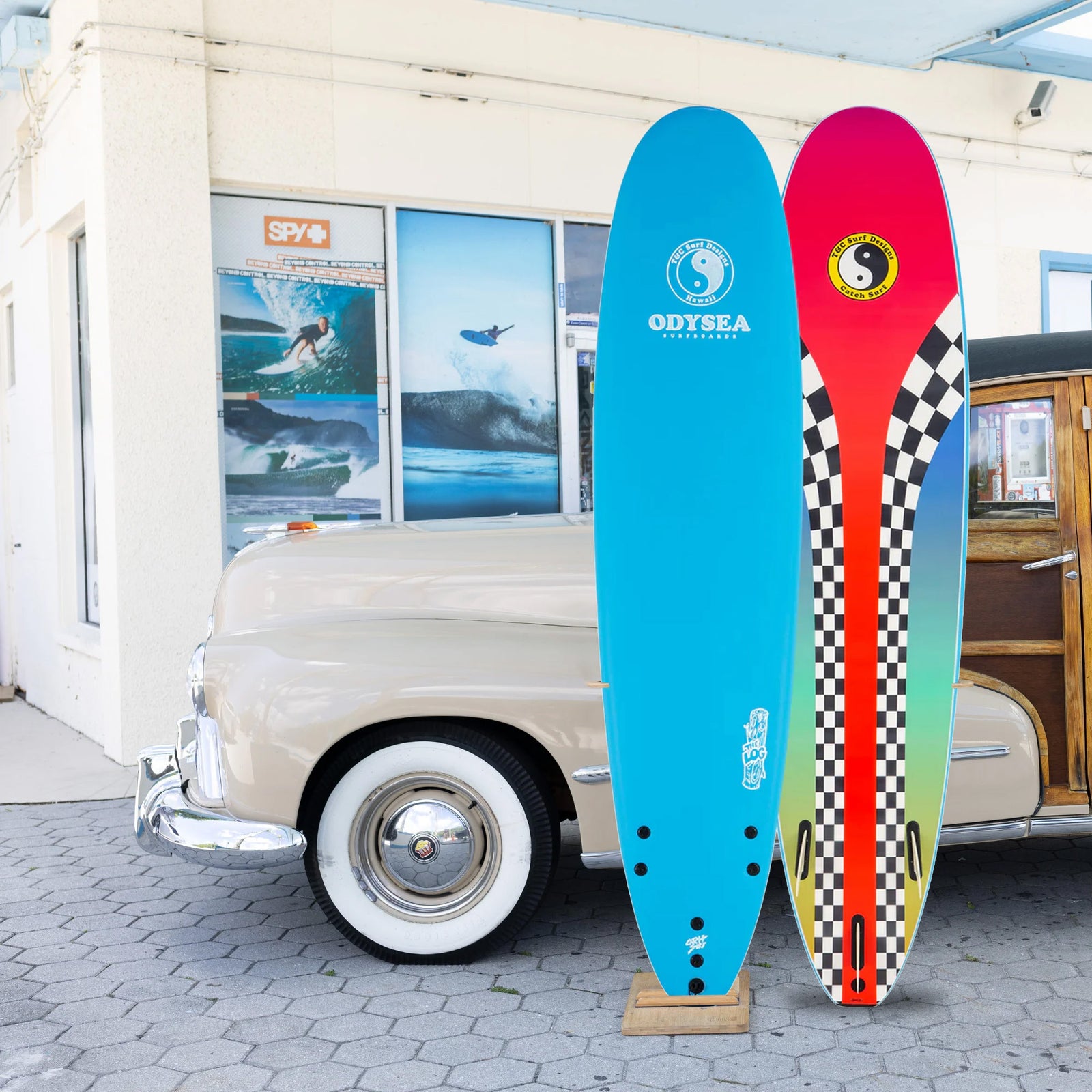 Catch Surf Log T&C Surf Designs® 8'0 Soft Surfboard - Blue