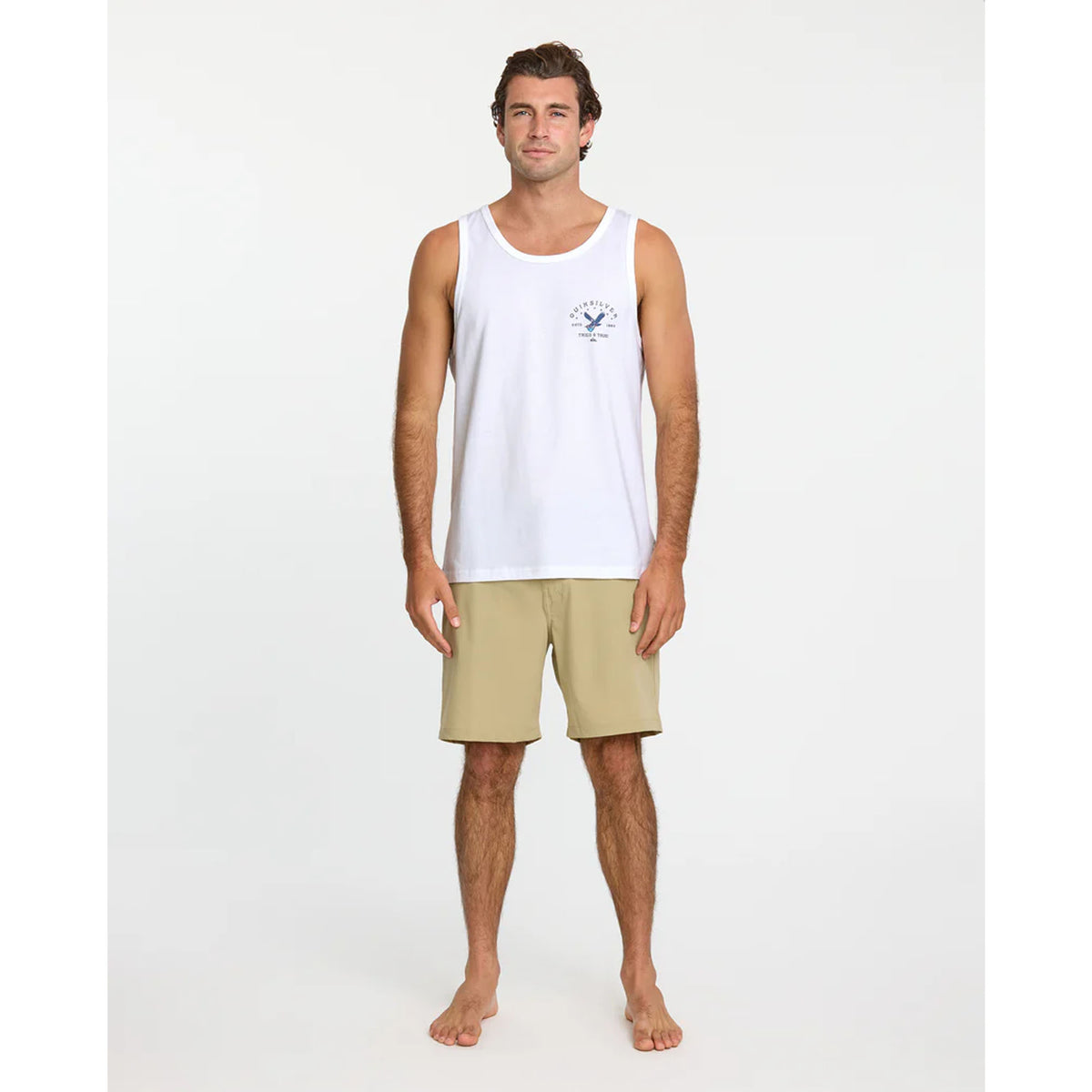 Quiksilver Eagle USA Men's Tank - White