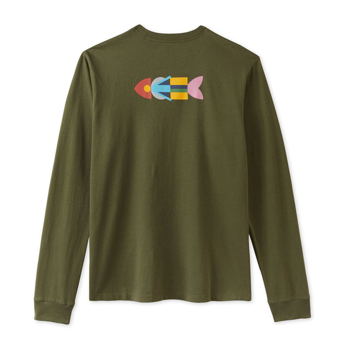 Outerknown Journey Fish L/S Men's Shirt - Olive Night