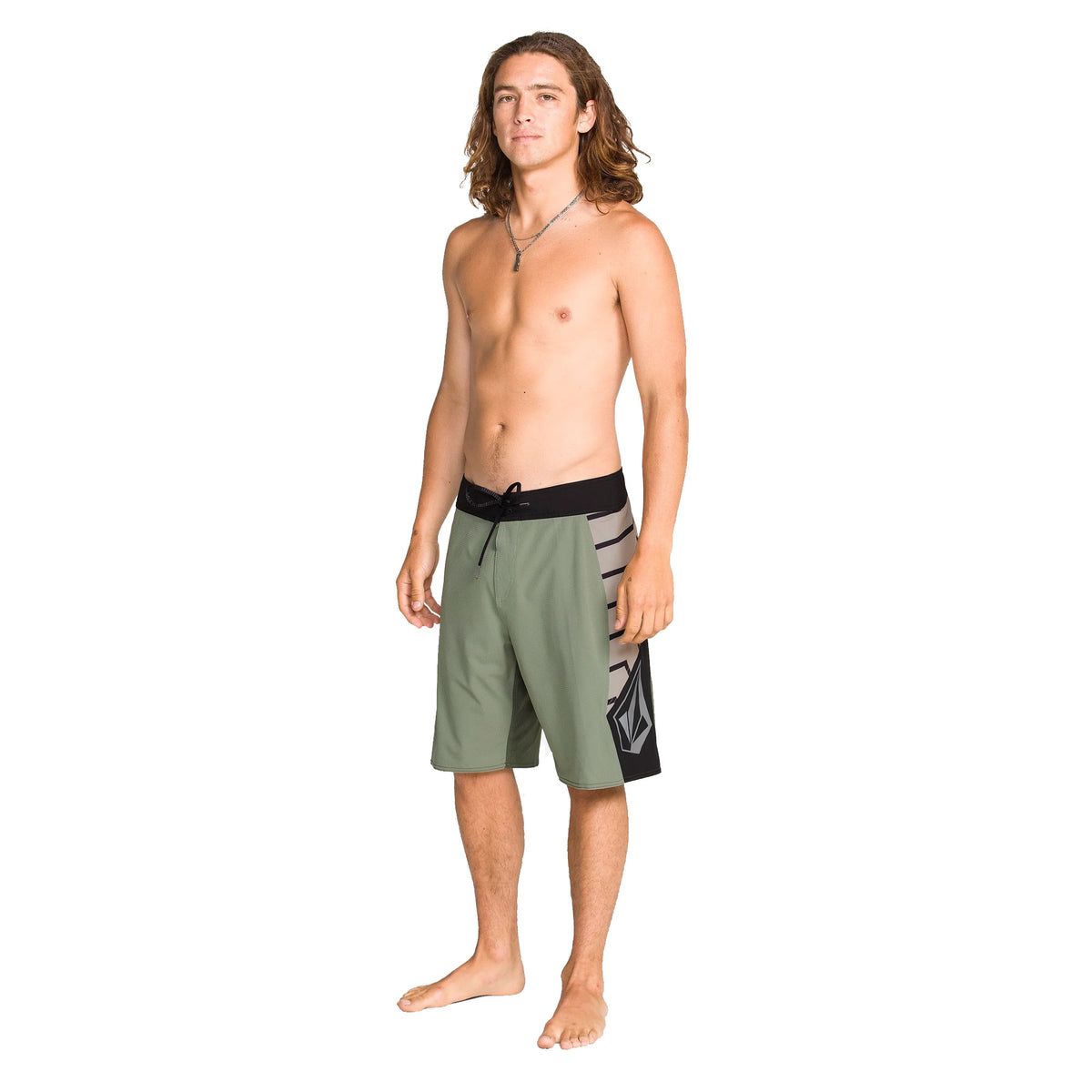 Volcom Ripper Mod 21" Men's Boardshorts - Brown Olive