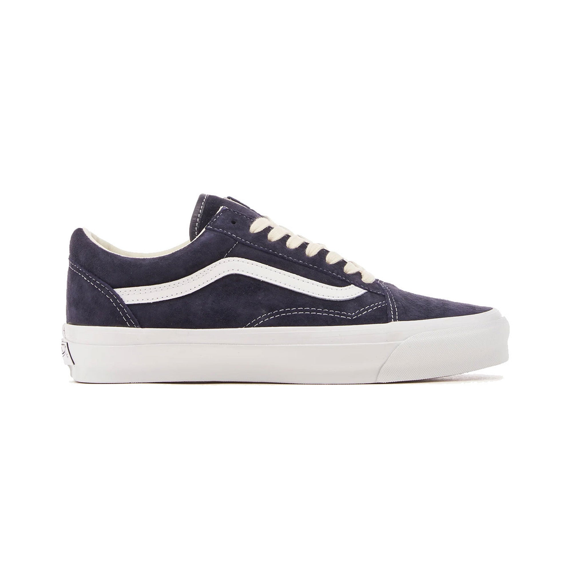 Vans Old Skool Men's Shoes Pig Suede Baritone Blue Surf