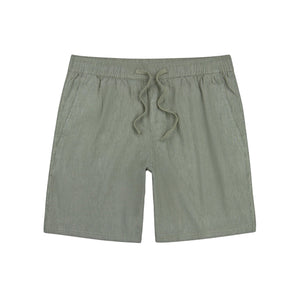 Jetty Day Break Linen 18" Men's Walkshorts - Olive