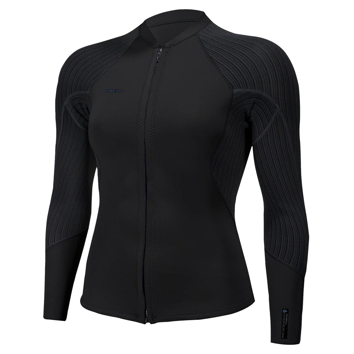 O'Neill Hyperfreak 2mm Front Zip Women's Wetsuit Jacket - Black