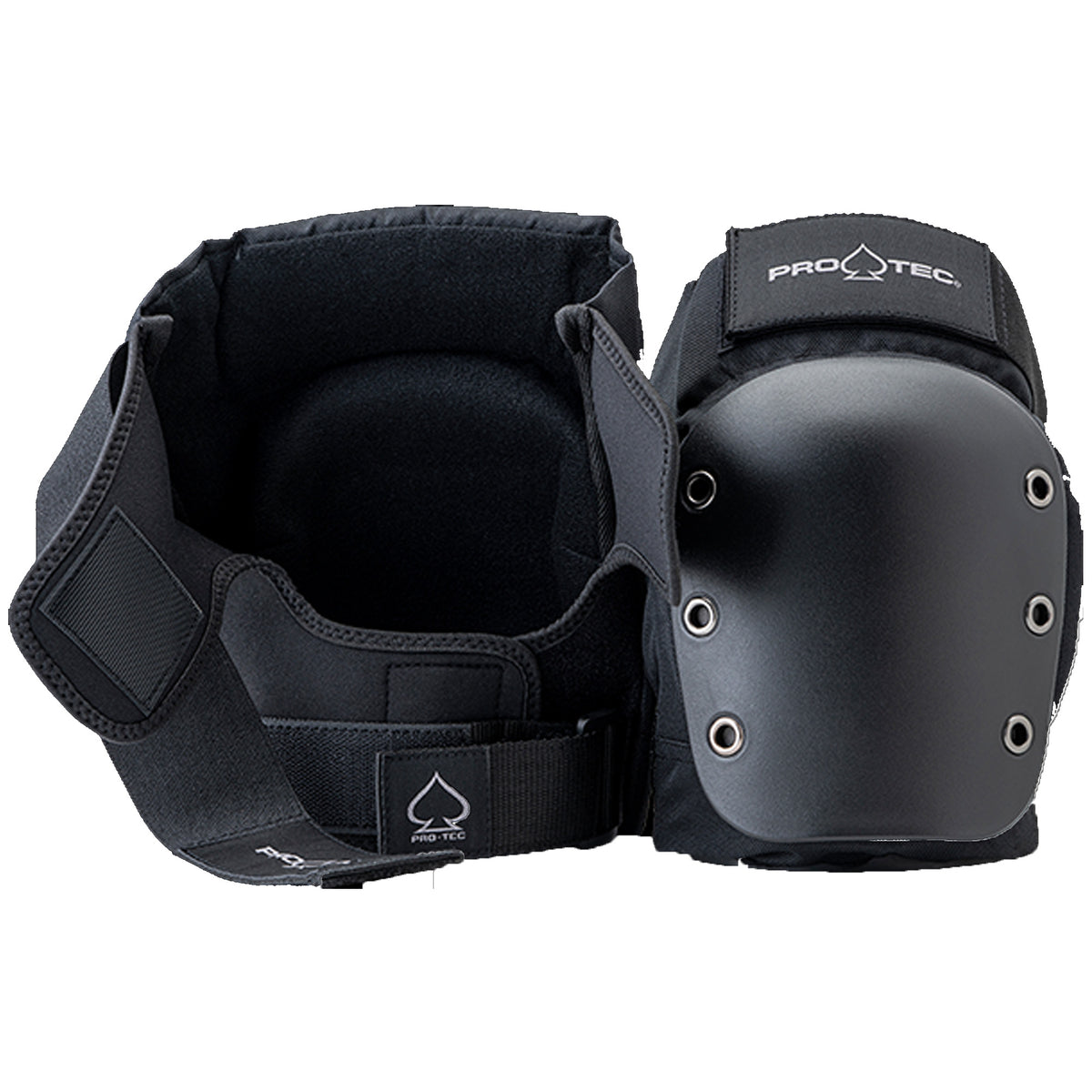 Pro-Tec Street Open Back Youth Knee Pads - Black