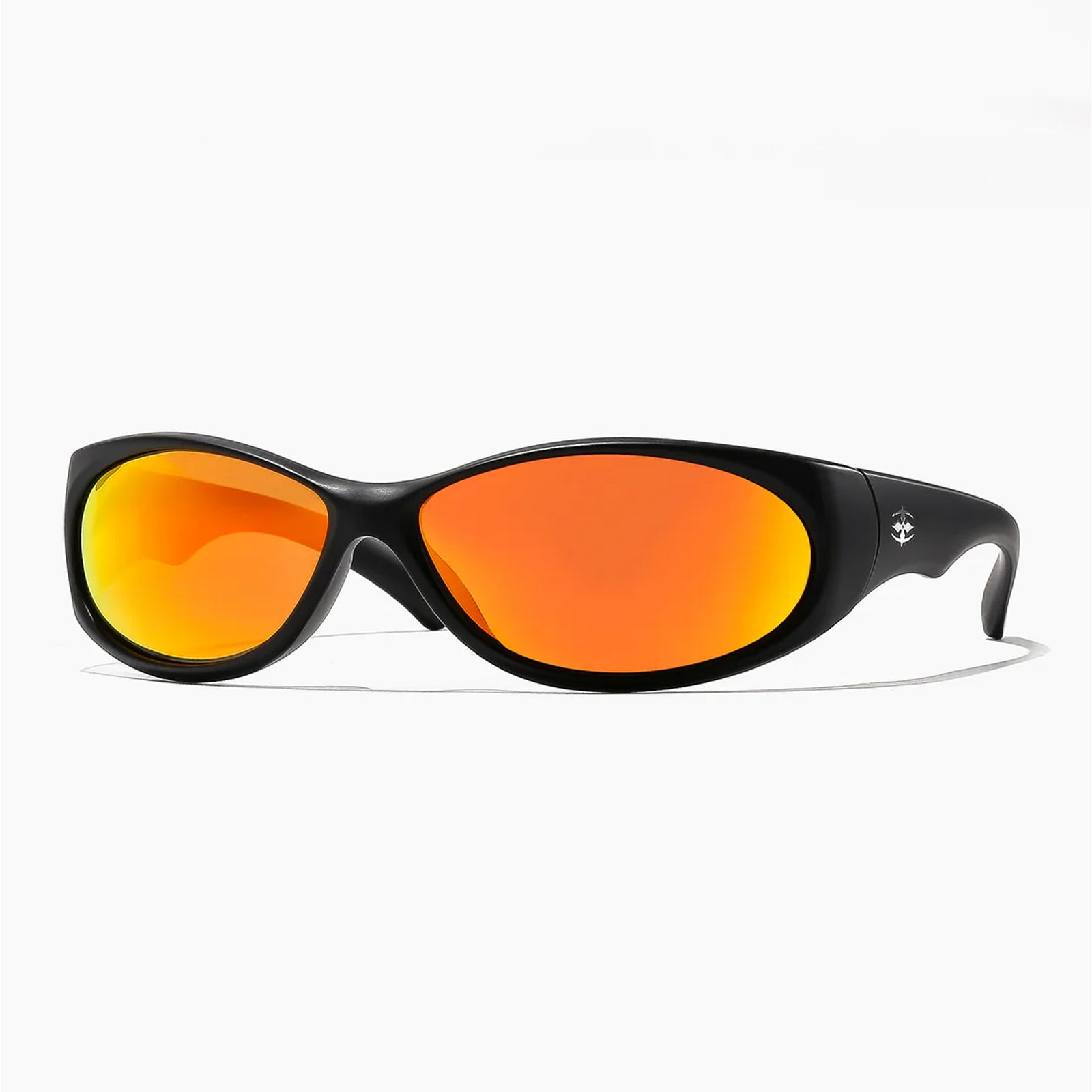 Ritual Vision Demon Speed Men's Sunglasses - Matte Black/Reflective Orange Polarized