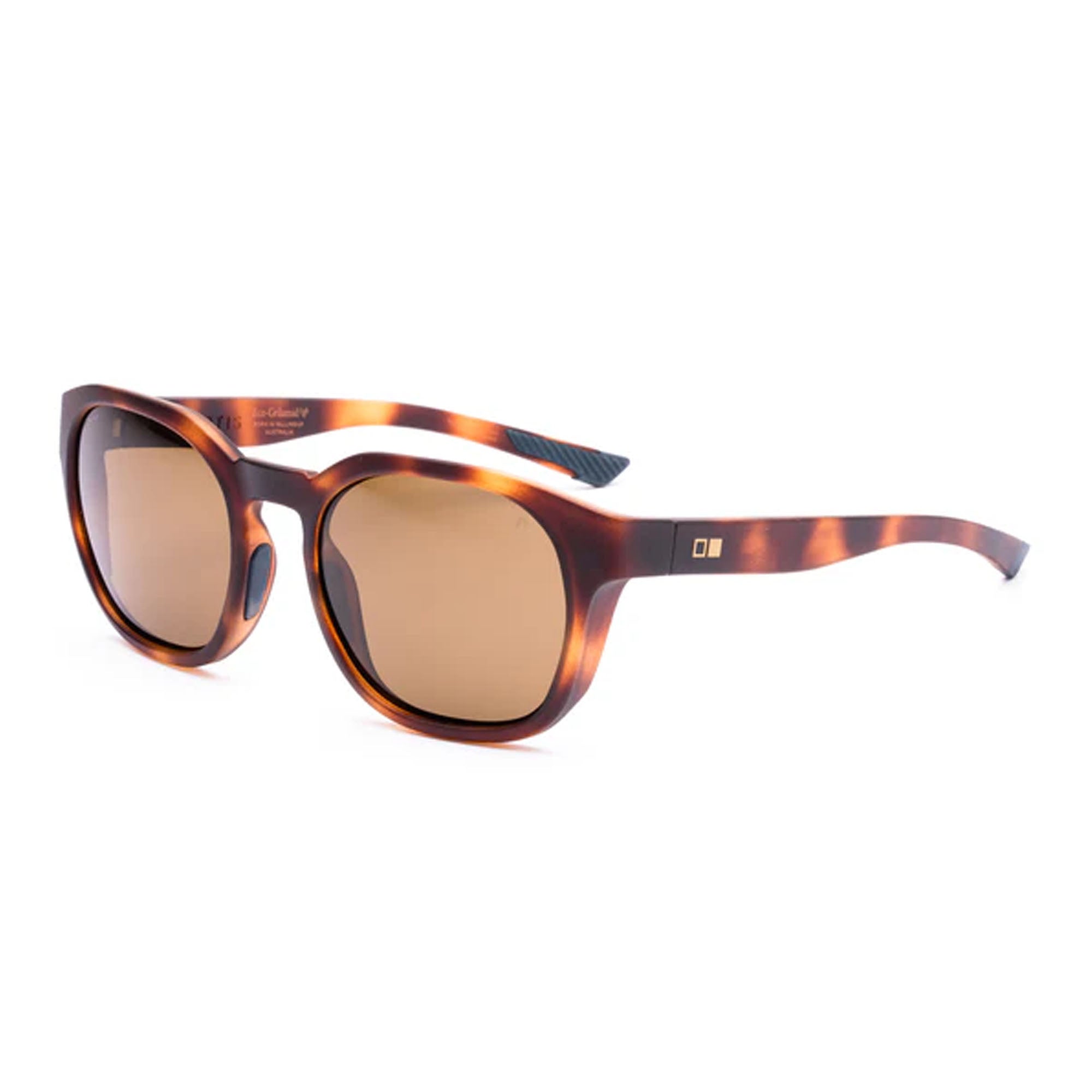 Otis Offset Sport Men's Sunglasses - Matte Amberwood Tortoise/Brown Polarized