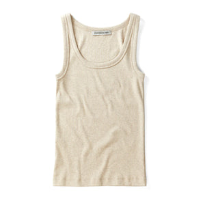 Outerknown Sojourn Ribbed Women's Tank Top - Oatmeal Heather